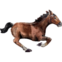 Supershape Galloping Horse